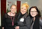 ta-Redakteurin Sylvia Raschke (links) mit Marina Noble von Noble PR und der Reiseführer-Autorin Margit Kohl
