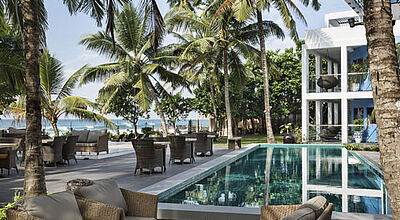 Das Owl and the Pussycat Hotel in Galle auf Sri Lanka bietet 16 Zimmer und einen Pool