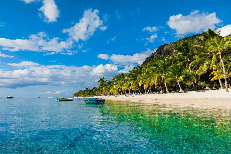 Fernreisen wie etwa nach Mauritius (hier im Foto) werden für den kommenden Winter bei DER Touristik stark nachgefragt