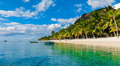 Fernreisen wie etwa nach Mauritius (hier im Foto) werden für den kommenden Winter bei DER Touristik stark nachgefragt