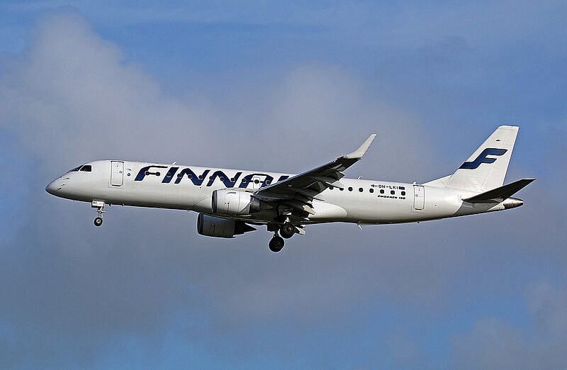 Momentan fliegt Finnair von Deutschland aus mit kleinen Embraer-Maschinen