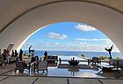 Diesen Blick haben die Urlauber beim Check-in im Marquis Los Cabos. Foto: Angelika Ardelt