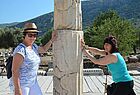 In der Ausgrabung in Ephesus 