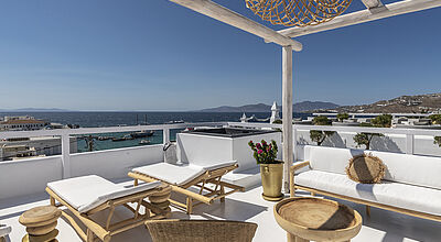 The Townhouse Mykonos liegt in der Altstadt von Mykonos