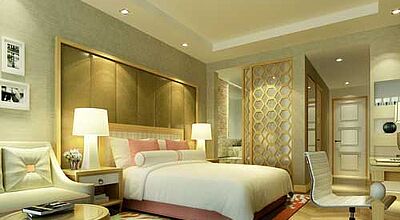 So sollen die Zimmer im neuen Riu-Hotel aussehen