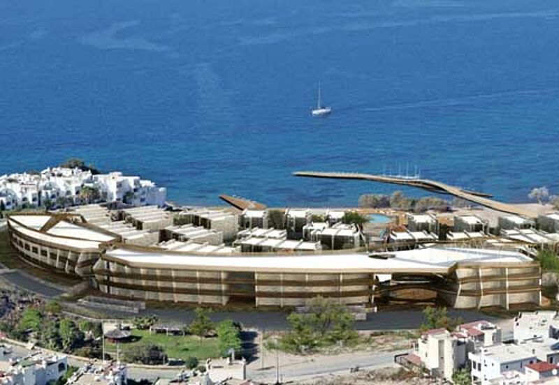 Ein Resort ist am Strand von Turgutreis bei Bodrum geplant