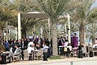 Entspannte Atmosphäre: Die Tagungspausen fanden in einem der Pool-Bereiche des Rixos Bab al Bar statt