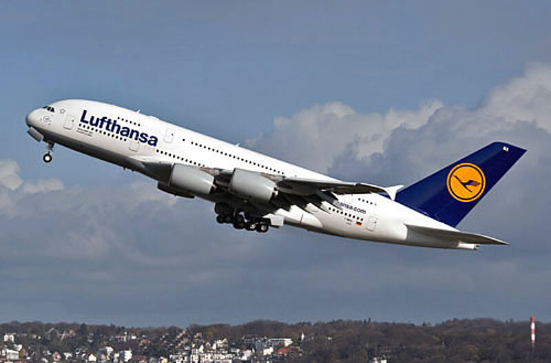 Riesenvogel: A380-Flüge sind bei Lufthansa ab sofort buchbar.