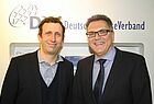 Waren in Berlin auch für den DRV unterwegs: Reisebüro-Inhaber Ralf Hieke (LCC Ibbenbüren) und Andreas Heimann vom Deutschen Reisebüro