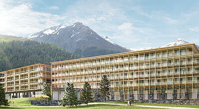 Das Ameron Hotel Davos soll im Winter 2015 eröffnen
