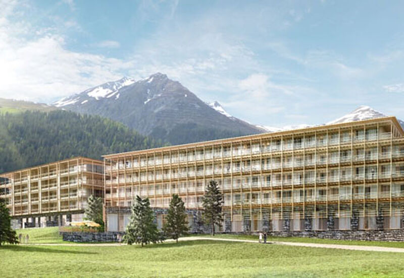 Das Ameron Hotel Davos soll im Winter 2015 eröffnen