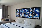 Zimmer im Gastgeberhotel, dem Be Live Experience La Nina in Playa de las Americas. Keine zwei Minuten sind es zum Strand