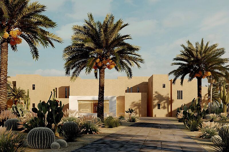 Das Park Hyatt Marrakech liegt auf einem 7,5 Hektar großen Gelände