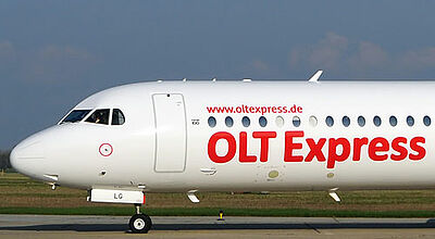 OLT Express Germany ist nach eigenen Angaben von den Turbulenzen nicht betroffen