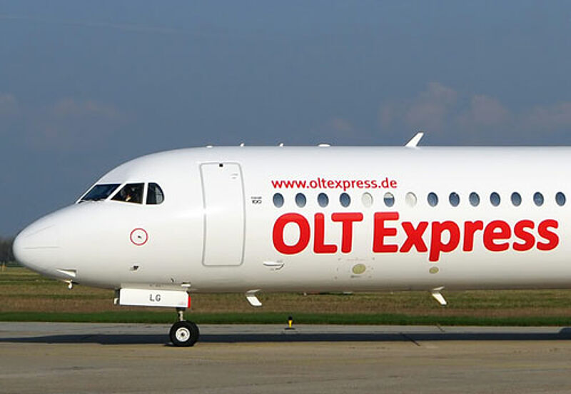 OLT Express Germany ist nach eigenen Angaben von den Turbulenzen nicht betroffen