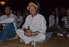 Boho Beach Party im Club Marvy an der türkischen Ägäis: Carsten Seeliger bei der Meditation 