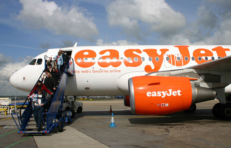Bei Easyjet sank die Nachfrage im Februar um fast sieben Prozent.