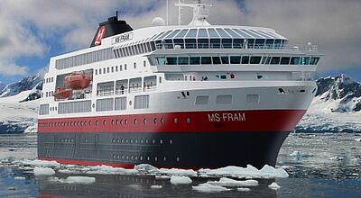 Gebaut fürs Eis: Die Fram von Hurtigruten Gebaut fürs Eis: Die Fram von Hurtigruten