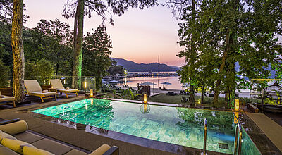 Der Club Privé by Rixos in Göcek an der Ägäis-Küste. Zur Anlage gehört auch ein Rixos Premium Hotel
