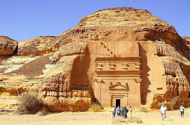 In Saudi-Arabien können auch die Totengräber von Hegra besucht werden In Saudi-Arabien können auch die Totengräber von Hegra besucht werden