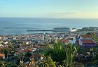 Blick über Funchal auf die Aida Nova