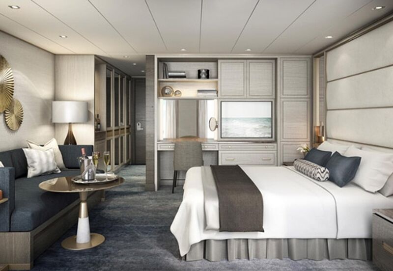 So sollen die Suiten auf der Crystal Esprit aussehen