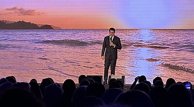 Tourismusminister David Collado während der Roadshow im Adlon Hotel Berlin