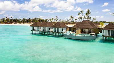 Das TUI Blue Olhuveli ist das erste Haus der Marke auf den Malediven Das TUI Blue Olhuveli ist das erste Haus der Marke auf den Malediven