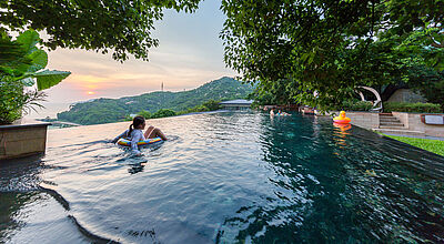 Das Dreamland Resort auf der kleinen chinesischen Insel Wanshan hat 30 Zimmer. Das Dreamland Resort auf der kleinen chinesischen Insel Wanshan hat 30 Zimmer.