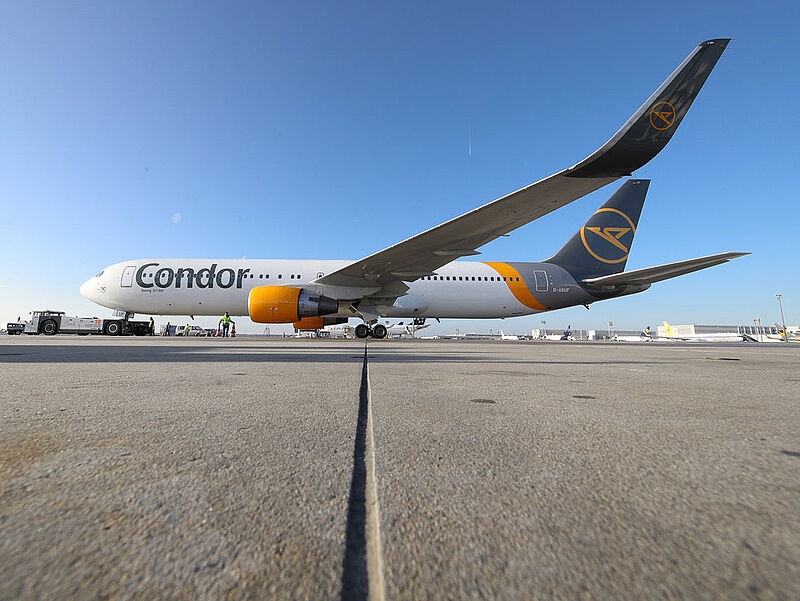 Condor könnte künftig von drei Flughäfen aus Langstrecken anbieten. Foto: Condor