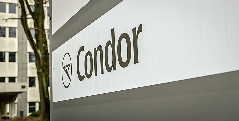 Condor-Zentrale in Neu-Isenburg: Der Ferienflieger will wieder mehr in Reisebüros investieren. Foto: rie