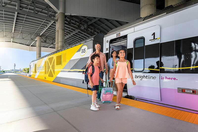 Die Brightline-Station in Fort Lauderdale. Foto: Brightline