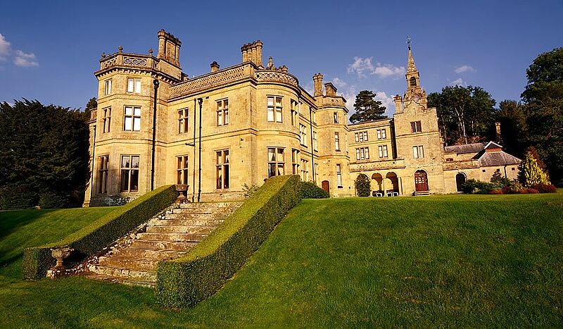 Im Schlosshotel Pale Hall im Snowdonia-Nationalpark in Wales übernachtete einst Queen Victoria