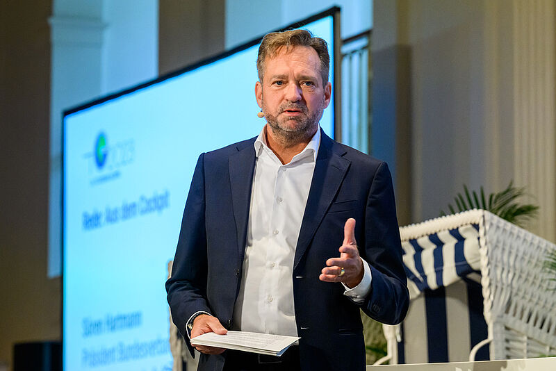 BTW-Gipfel: Präsident Sören Hartmann fordert die Branche auf, sich nachhaltiger aufzustellen