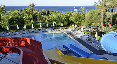 Das Trendy Hotel Aspendos Beach in Side ist Gewinner der Sunny-Heart-Awards in der neuen Kategorie Flugreisen Family