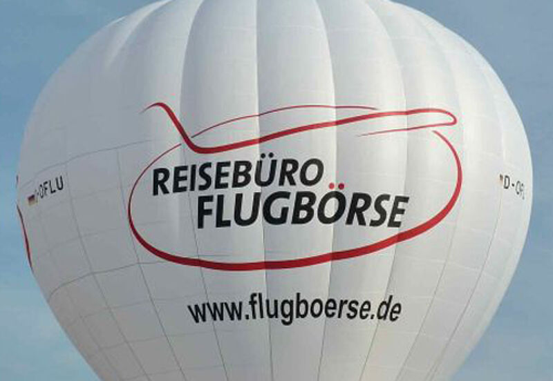 Die aufmerksamkeitsstarke Werbefläche steht auch anderen Flugbörse-Büros zur Verfügung. Foto: TVG