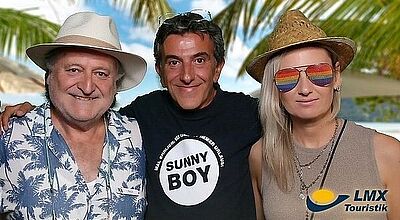 Teilnehmer 2023 in Nürnberg (von links): Francisco „Paco“ Carmona (Valentin Hotels), Alexander Sieland (Suntrips) und Lena Zeitler vom Leipziger Reisebüro „Dein Reiseangebot“