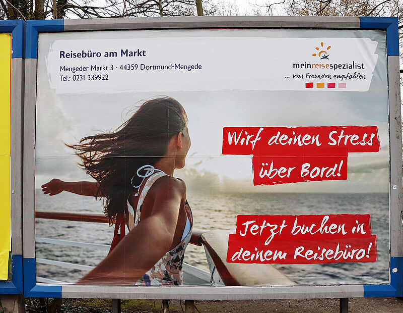 So sehen die neuen großflächigen Plakate aus – hier etwa in Dortmund