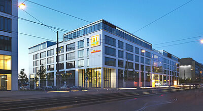 FTI-Zentrale in München: Die Schulden- und Zinslast des Veranstalters wird kleiner. Foto: FTI