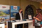 Stand von Nicko Cruises auf dem Reisemarkt der Gala. Foto: Max-Josef Kuchler/Sonnenklar TV