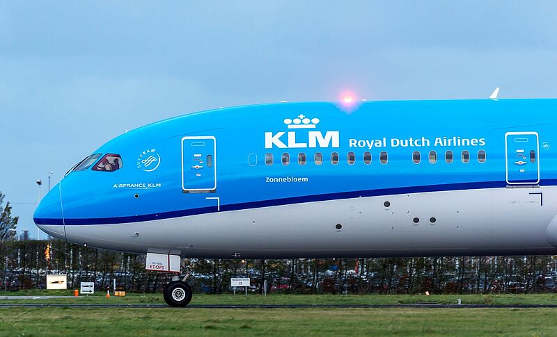 Flieger von KLM bleiben vorerst am Boden