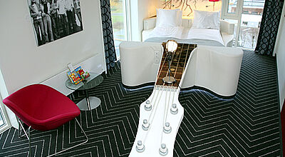 Ein Muss für Fans der Rockmusik: das Rica Rock City Hotel in Norwegen