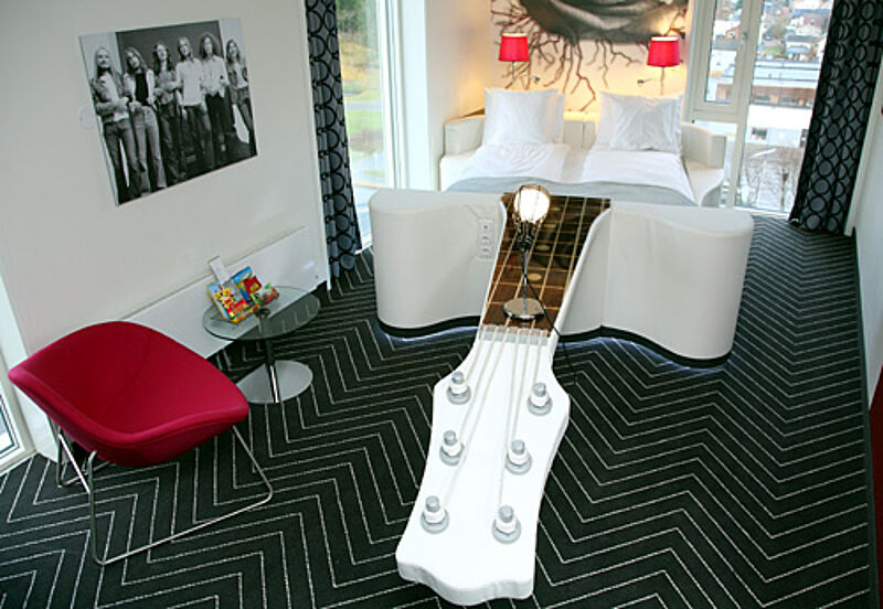 Ein Muss für Fans der Rockmusik: das Rica Rock City Hotel in Norwegen
