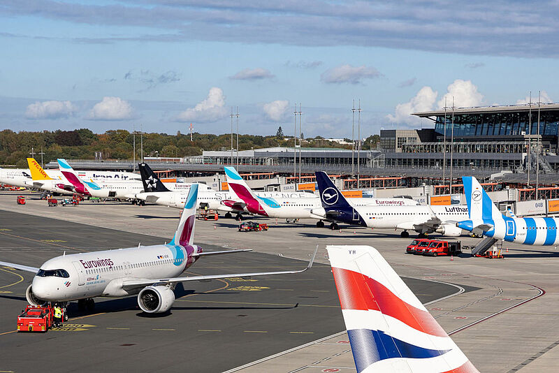 Flughafen Hamburg: Auch der Hansestadt-Airport erfreut sich stark gestiegener Nachfrage