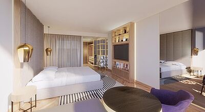 So sollen die Zimmer im Me Lisbon aussehen