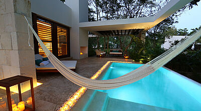 Rückzugsort im Maya-Dschungel Yucatans: das Chable Spa & Resort bietet 38 freistehende Villen