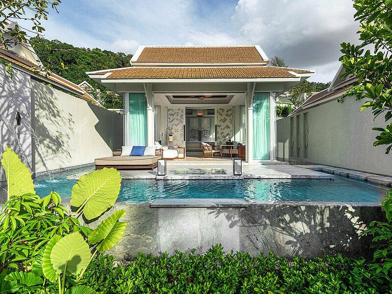 Das Banyan Tree Krabi bietet insgesamt 72 Suiten und Villen. Foto: Banyan Tree