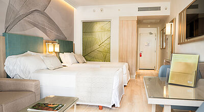 So sehen die Zimmer im renovierten Riu Palace Macao in der Dominikanischen Republik aus