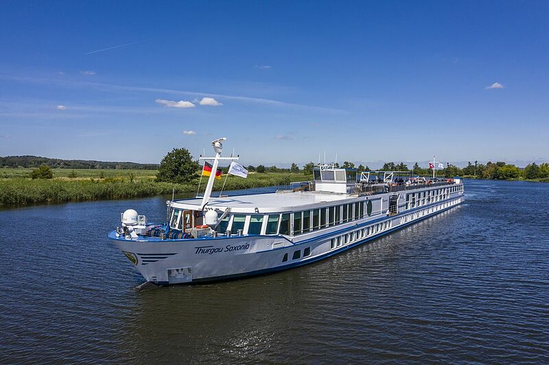 Kleine Schiffe auf Deutschlands Nebenflüssen, im Bild die Havel, bilden den Fokus der deutschen Tochter von Thurgau Travel
