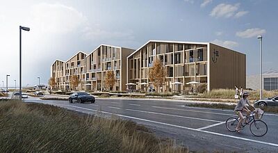 Das Heimathafen Hotel auf der dänischen Insel Römo wird 100 Zimmer und 55 Apartments bieten